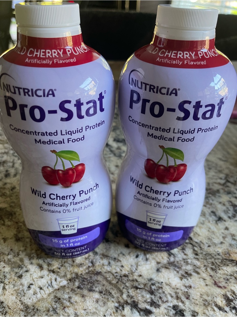 Pro-Stat Wild Cherry Punch Concentrated Liquid Protein - Cherry (Purple)